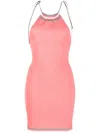 Fendi Mini Mirror Ff Motif Dress In Pink