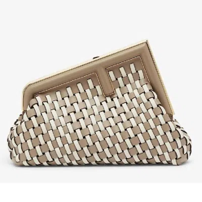 Fendi Hand Woven Leather Bag