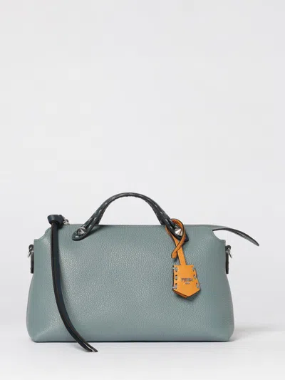 Fendi By The Way Selleria Mini Leather Satchel In Blue