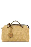 Fendi Women Embroidered Raffia Medium By The Way Handbag