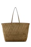 Fendi Women Embroidered Chenille Large Roll Shopping Bag