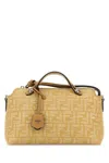 Fendi Women Embroidered Raffia Medium By The Way Handbag