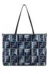 Fendi Blue Roll Large Tote
