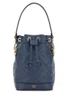 Fendi Borsa A Secchiello Mon Tresor In Pelle Avio  Donna In Blue