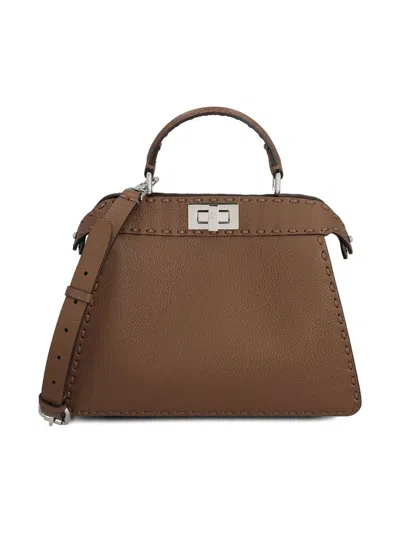 Fendi Handbags In Brown