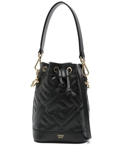 Fendi Women 'mon Tresor' Mini Handbag In Black