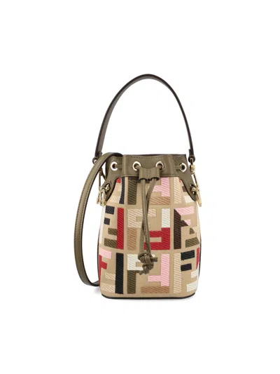 Fendi Handbags In Sand+mlc+avocado+os