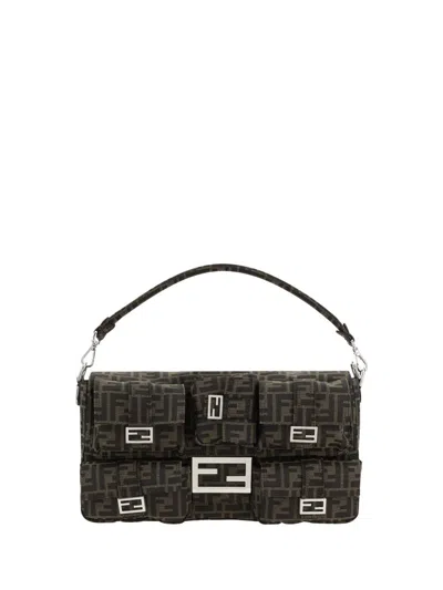 Fendi Men Baguette Handbag In Tbmr+pallad.