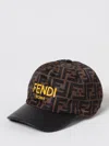 Fendi Hat Kids  In Brown
