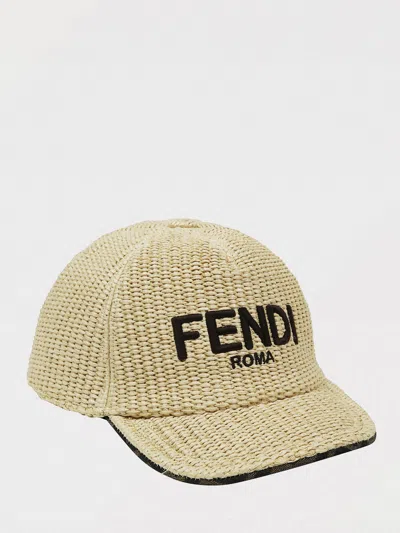 Fendi Hat Kids  In Brown