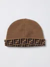 Fendi Hat Kids  In Brown