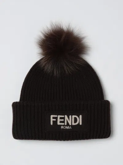 Fendi Hat Woman  In Black
