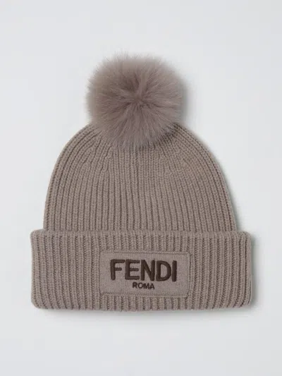 Fendi Hat Woman  In Brown