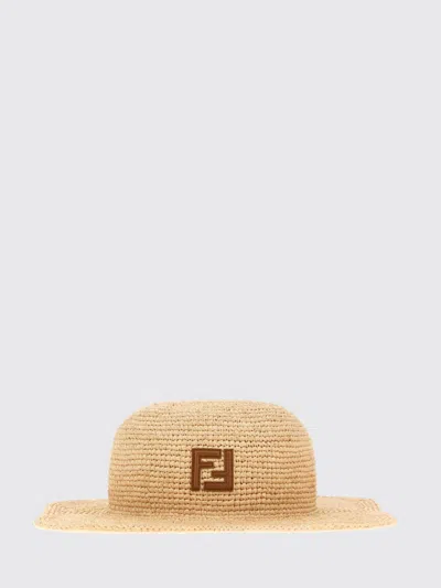 Fendi Hat Woman In Natural