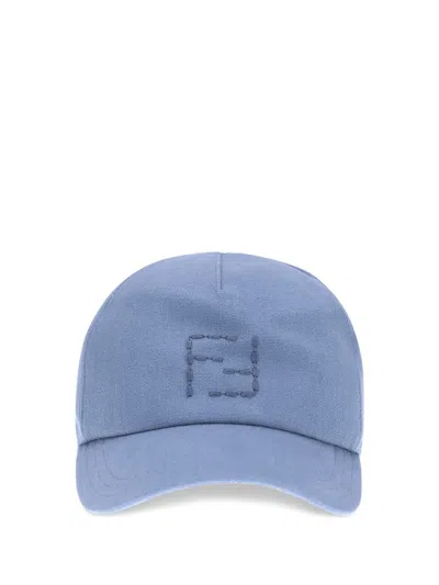 Fendi Hats E Hairbands In Blue