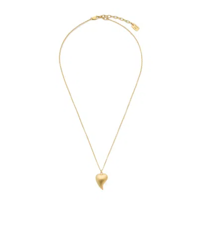 Fendi Heartbeat Necklace In Red
