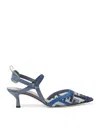 Fendi Pointed Toe Pumps In Blue