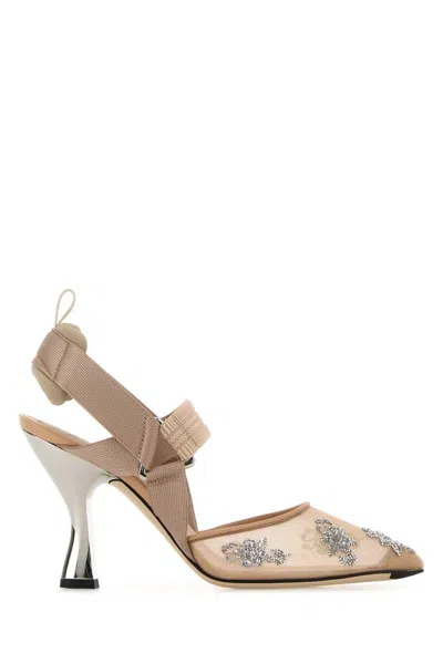 Fendi Heeled Shoes In Softpink