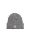 Fendi Hem Knitted Hat In Gray