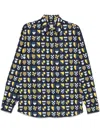 Fendi Shirt With Banners In Multi