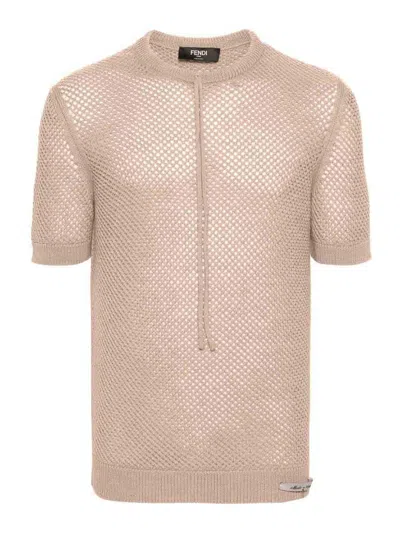 FENDI HERB DYED KNIT T-SHIRT