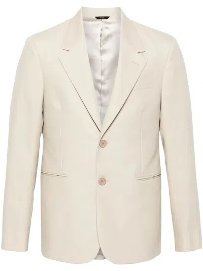 Fendi `herb Dyeing` Blazer In Beige