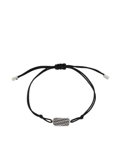 Fendi Hexagon Bracelet In Black