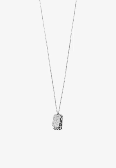Fendi Hexagon Fine-chain Necklace