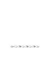 Fendi Hexagonal Chain Bracelet In White