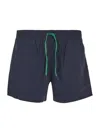 Fendi Nylon Swim Shorts In Navy