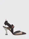 Fendi High Heel Shoes  Woman Color Tobacco In Brown