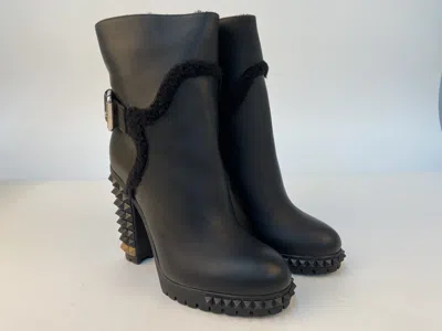 Fendi High-heeled Boots In Black