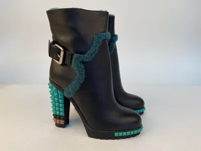 Fendi High-heeled Boots In Black