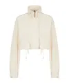 Fendi High-neck Zipper Windbreaker In White