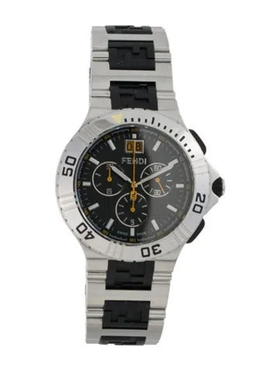 Pre-owned Fendi High Speed Watch, 43mm In Multi