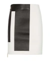 Fendi Women's Multicolor Leather Mini Skirt | Size It 40 | Fpd953aru1 Color F1nzz In White