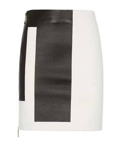 FENDI FENDI HIGH WAIST PANELLED MINI SKIRT