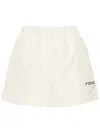 Fendi High-waist Shell Shorts In Neutrals