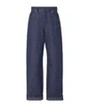 Fendi Long Jeans In Blue