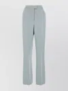 Fendi Pressed-crease Straight Trousers In Blue