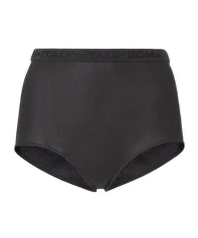 Fendi Hipster Shorts In Black