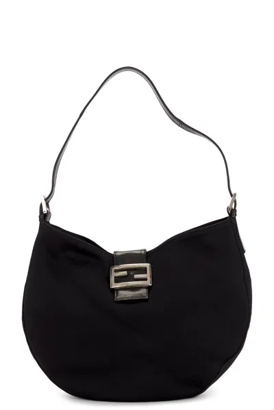 Pre-owned Fendi Hobo Bag In Black