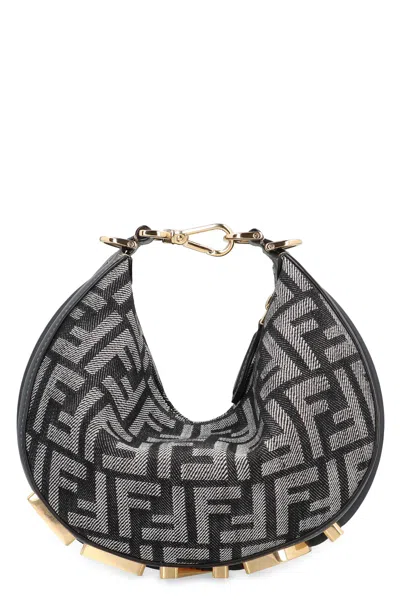 Fendi Hobo Bag Mini In Black
