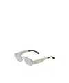 Fendi Hollow-out Frame Sunglasses In Green