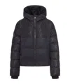 Fendi Women Padded Jacket In Ff Jacquard Technical Fabric In Black