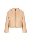 FENDI FENDI HOODED ZIPPED REVERSIBLE JACKET