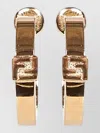 Fendi Forever Gold-coloured Earrings In Gold