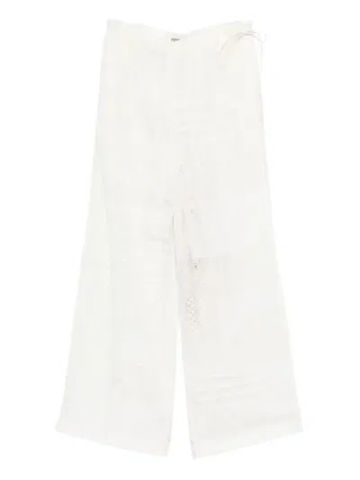 Fendi Lace-panel Trousers