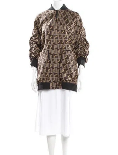 Pre-owned Fendi Houndstooth Print Evening Jacket W/ Tags In Multi