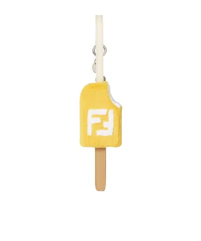 Fendi Ice-cream Charm In Yellow